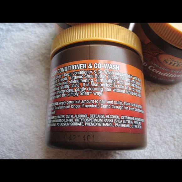 Simply Shea Hair Deep Conditioner Curl Stretch Cream Organic Butter Moisturize - Picture 6 of 7